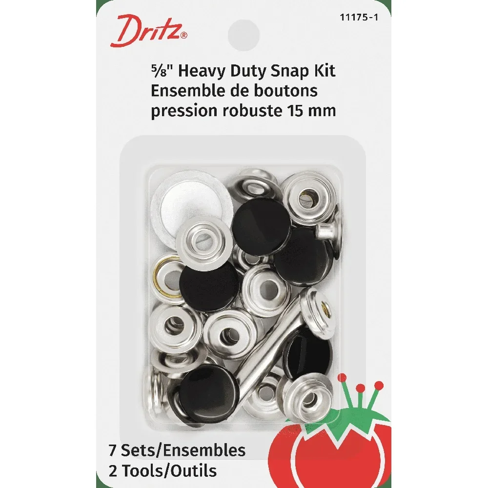 طقم أدوات تثبيت شديدة التحمل مكون من 7 قطع مع أدوات إدخال لإصلاح معدات الملابس #4