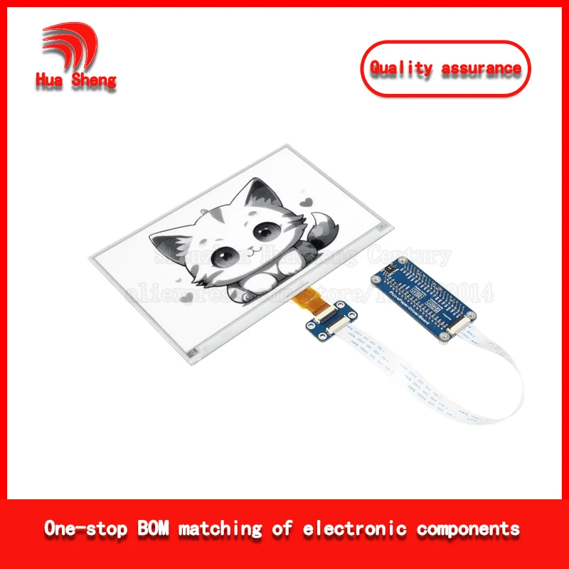 7.5 Inch E-Paper Display Pico Expansion Board with 800×480 Resolution and Spi Communication