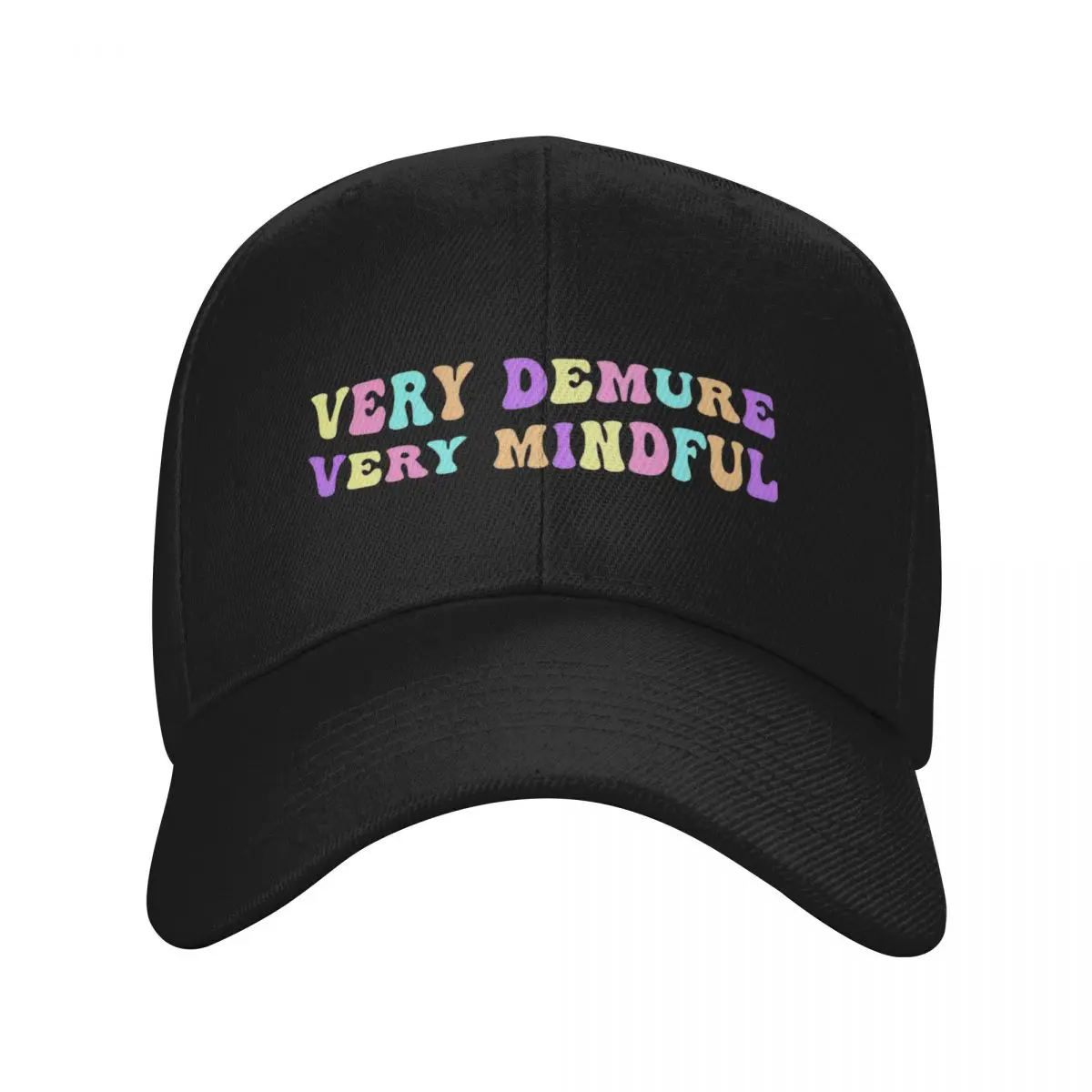 Very Demure Very Mindful Funny Meme Baseball Cap Hip-Hop Trucker Worker Cap Dad Hat Adjustable Snapback Caps Sun Caps