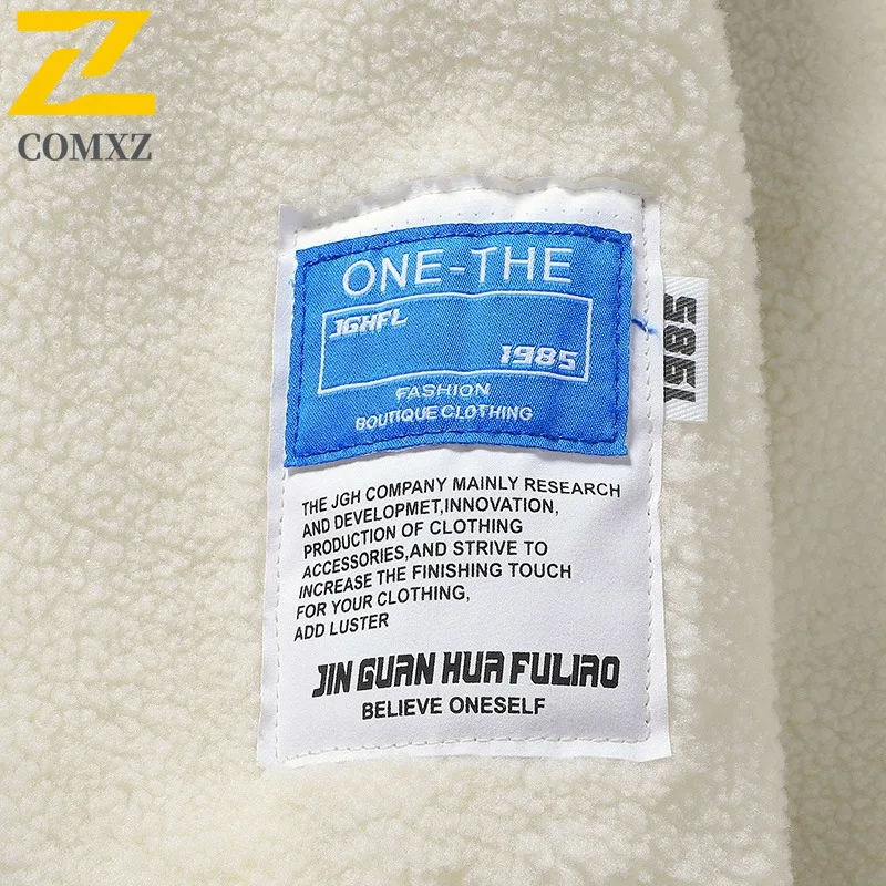 COMXZ Mens Padded Jacket Street Cold Resistance Camping Trip Cotton Padded Jacket Ski Resort Lightweight Warmth Winter Jacket