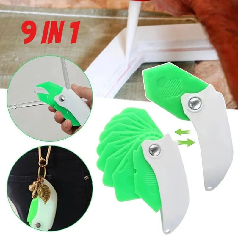 

Upgraded Caulking Tool Kit Practical Caulk Finisher Scraper Tool Portable For Household Sealants