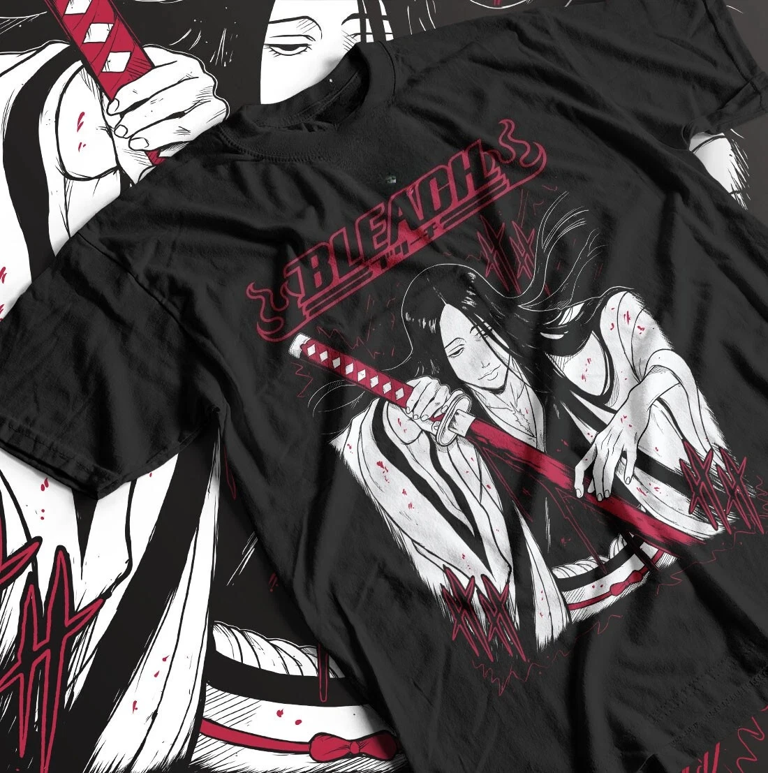 Camiseta Retsu Unohana de verano, camiseta de regalo divertida de cómic de Anime Bleach de Zaraki Kenpachi