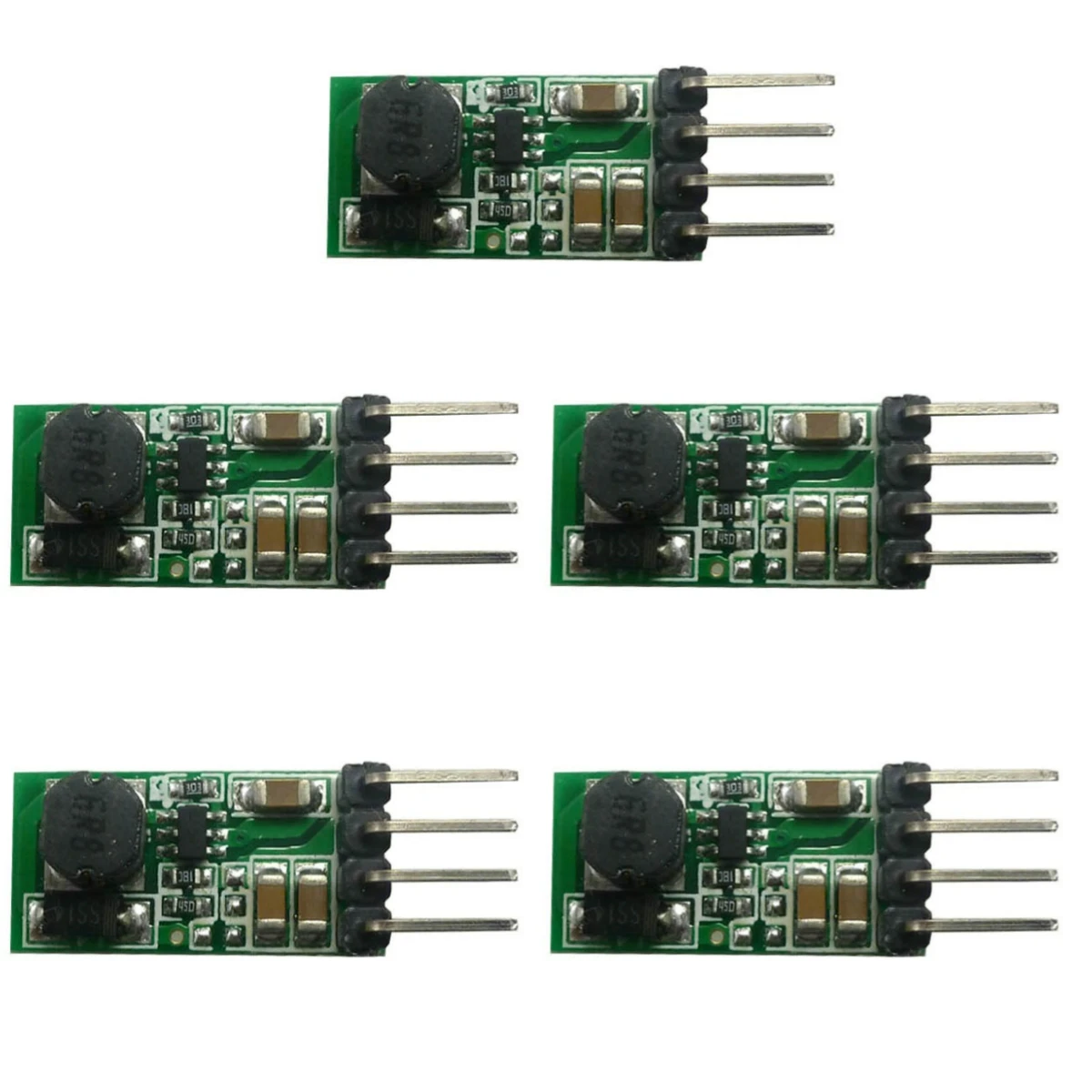 5PCS Mini Dc-Dc 1.2A 3V 3.3V 3.7V 4.5V To 5V 9V 12V Step-Up Current Mode Pwm Converter Dc Voltage Inverter