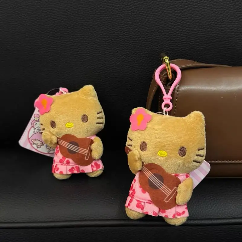 かわいいサンリオハローキティ海辺木琴ぬいぐるみ漫画バックパックペンダントキーホルダーアニメ人形女の子の誕生日ホリデーギフト