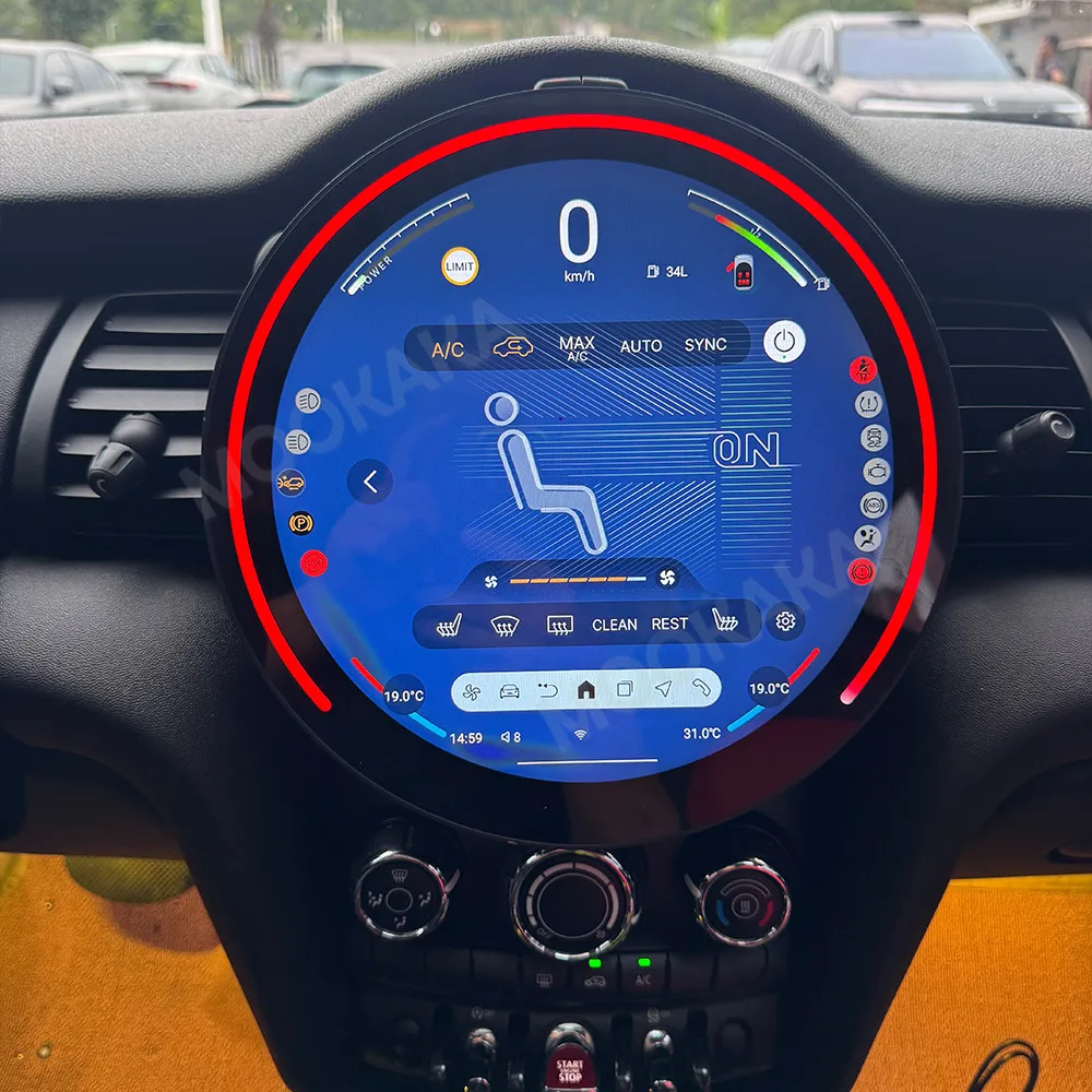 12 inch Car Multimedia Player Android Screen For MINI F55 F56 NBT 2015~2017 Car Radio GPS Navigation SWC CarPlay Auto Head Unit
