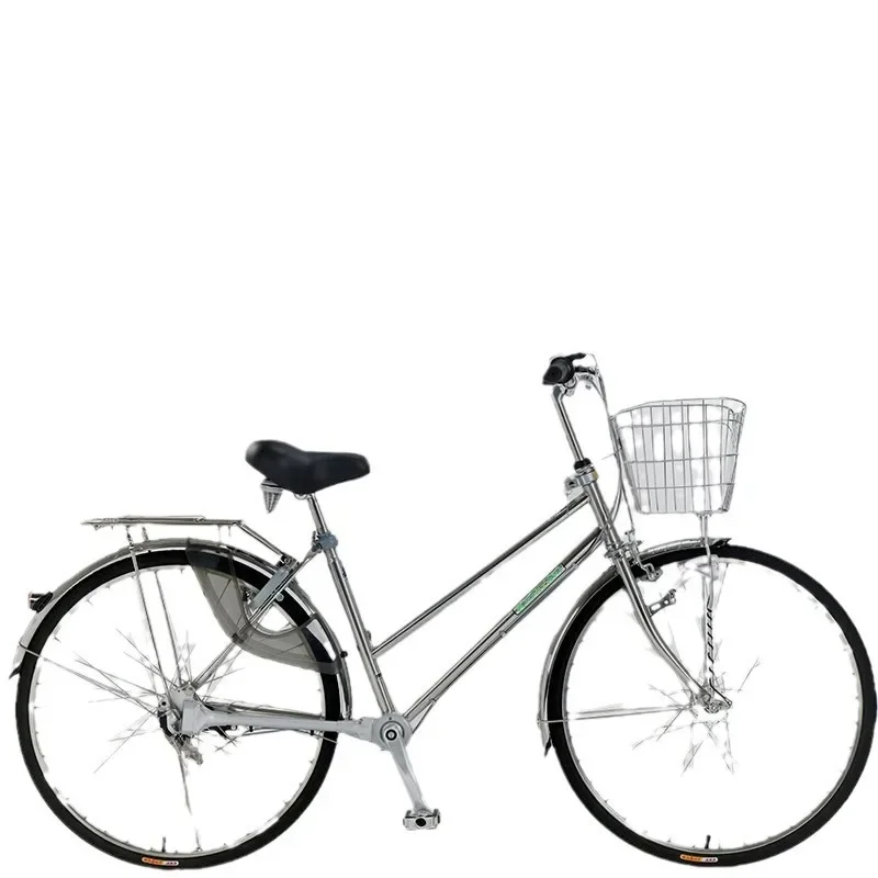 

26 inch export Japanese bicycle stainless steel commuter shaft drive chainless drive inner three-speed