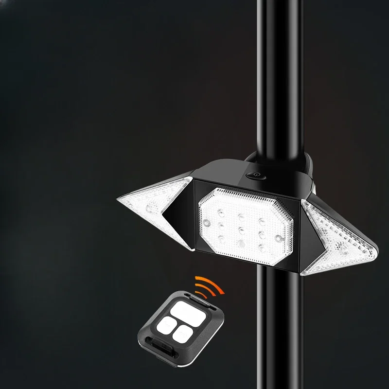 

Велосипедный фонарь, беспроводной пульт дистанционного управления, рулевой задний фонарь, зарядка, сигнальная лампа для горного дорожного велосипеда, ночная езда