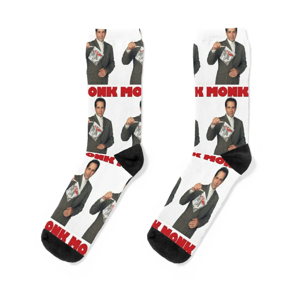 

Adrian MOnk Mr. Monk Socks colored FASHION shoes funny gifts Male Socks Women's