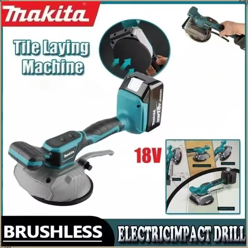 

Вибрационный плиткоукладчик Makita 18В с высокой производительностью для укладки плитки на стены и полы, инструмент для домашнего ремонта