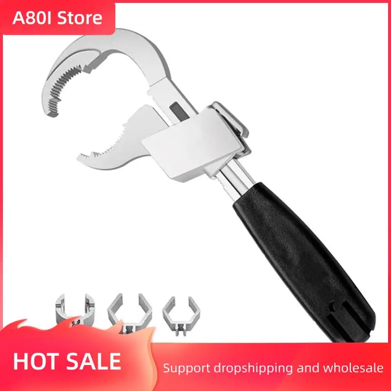 

A80I 1 Piece Multifunctional Bathroom Wrench Sink Faucet Narrow Sewer Water Pipe Repair Tool