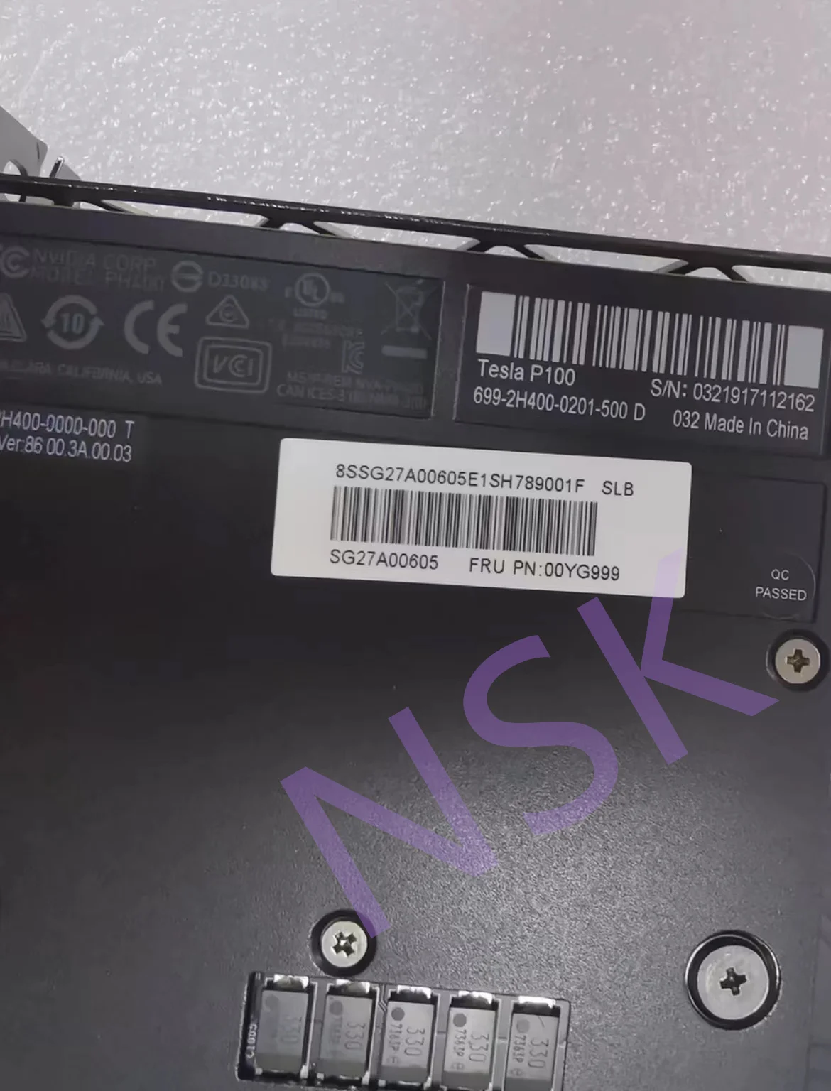 Imagem -06 - Computação Gráfica Original para Nvidia Tesla P100 Aprendizagem Profunda Placa de Operação ai Ph400 100 Teste ok