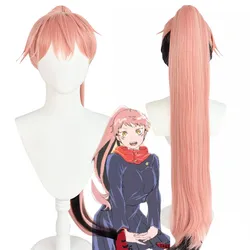 Anime Jujutsu Kaisen Zenin Maki Cosplay Wig Long Ponytail Synthetic Hair Wig for Women Halloween Party