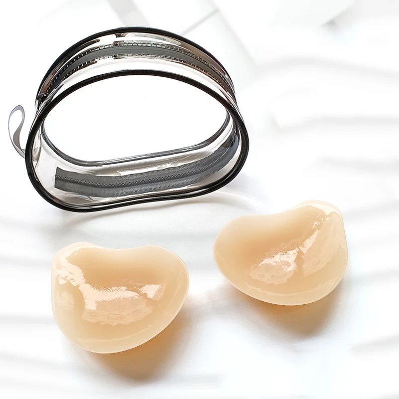 

Прозрачная сумка для хранения бюстгальтеров из ПВХ с клейким покрытием, портативный водонепроницаемый органайзер для путешествий, чехол для невидимых накладок на соски, косметики и кабелей для передачи данных