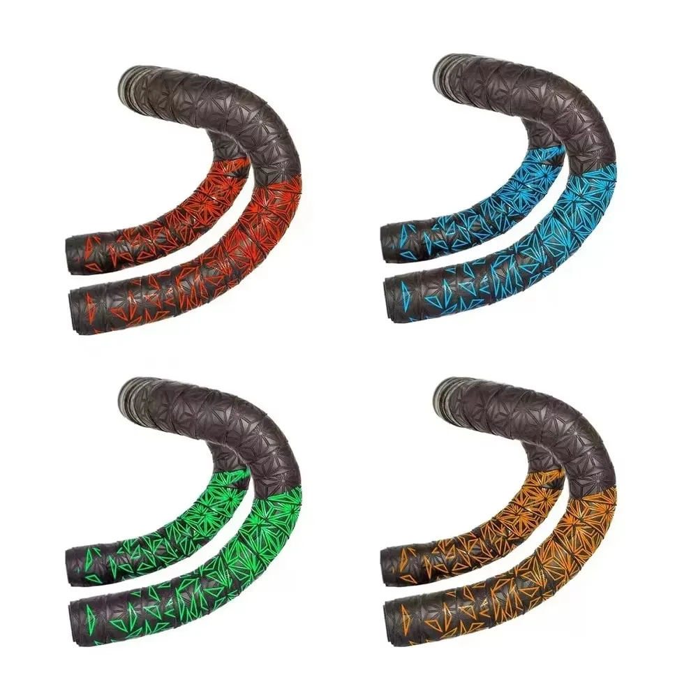 Neue Rennrad Bar Band Bunte Farbverlauf Lenker Bänder EVA + PU Weiche Anti-Vibration Wrap Band Langlebig bar Bartape 2150mm – Detail 3