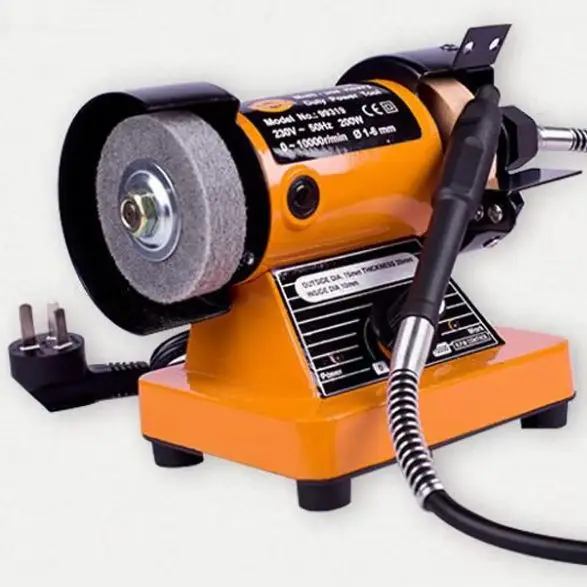 Moedor elétrico 200w eixo flexível moedor rotativo 220v mini moedor de bancada conjunto de ferramentas rotativas diy mini moedor 99319