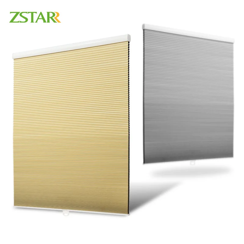 Customized Light Filtering Cordless Energy Efficient Insulation Sound Absorption Cellular Shades Blackout