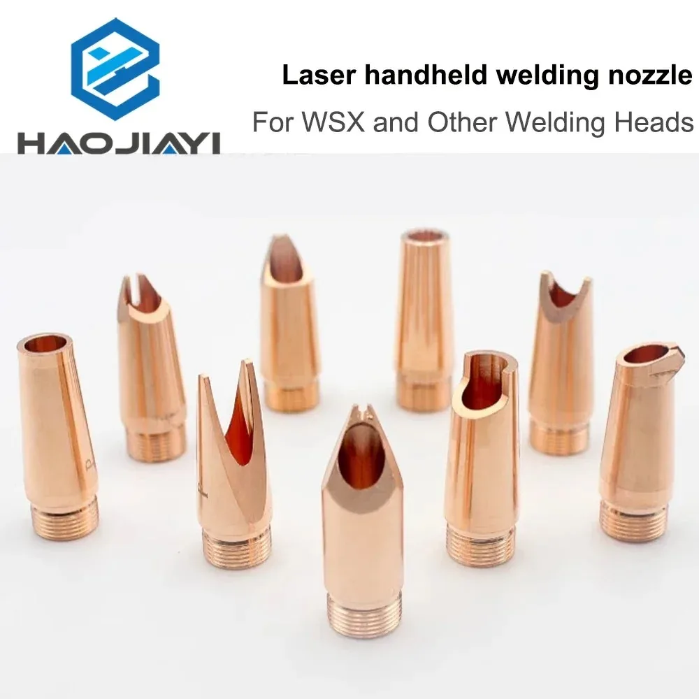 

Волоконный лазерный ручной сварочный аппарат, сопло, сварочный пистолет, медная насадка, подача проволоки для WSX и других сварочных головок