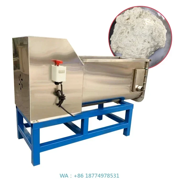 Máquina g Lavadora mezcladora de gluten al vapor Mezclador silencioso de doble hélice Seitan Lavadora Máquina Fabricación de gluten de trigo