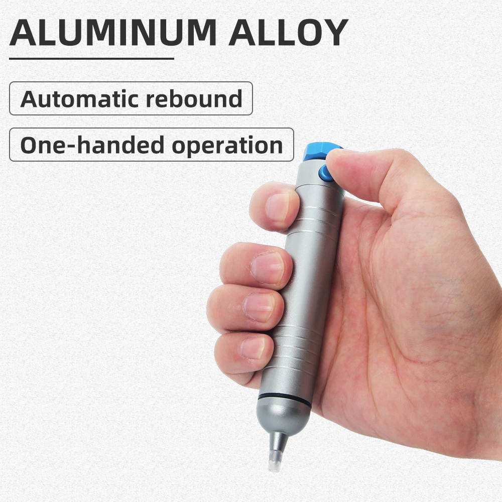 K-331 Desoldering Pump Solder Sucker Aluminum Metal Solder Removal Tool Vacuum Remover Soldering Iron Desolder Hand Welding Tool