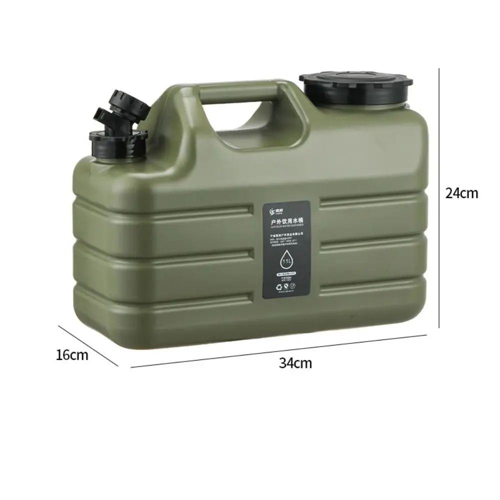 11L/12L Water Tank Portable Large Capacity Detachable Faucet Water Carrier No Leakage Food Grade Camping Supplies Picnic