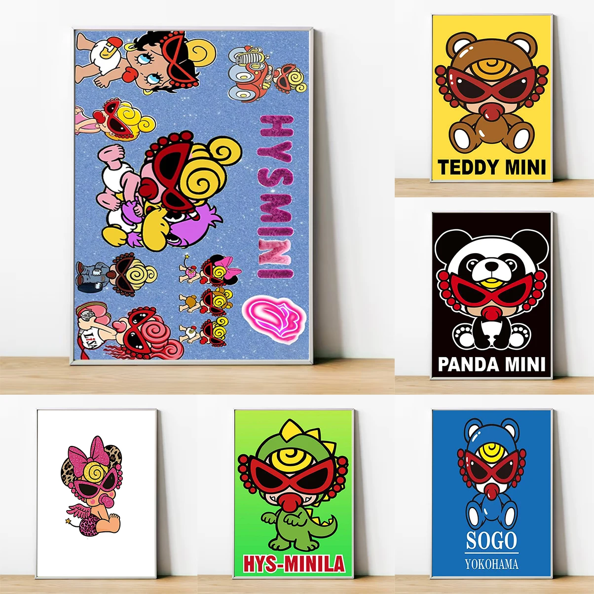 

Japanese Fashion H-Hysteric M-Mini Poster Classroom Decorations for Home Decoration Wall Painting Canvas Art Mural Office Decor