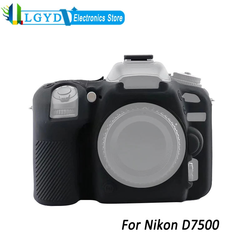 

PULUZ High Quality Natural Soft Silicone Material Protective Case for Nikon D7500 Camera