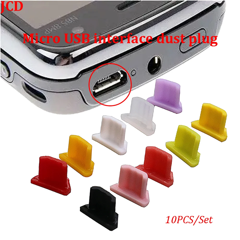 Silicone Micro USB Interface Dust Plug Port Dust Plug Charging Port Micro USB Plug Protection Dust Tool