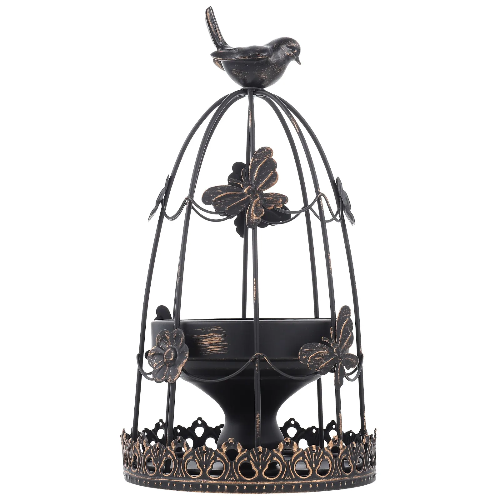 

Креативный подсвечник-клетка из изящного металла для дома, свадеб, вечеринок, романтического оформления обеденного стола