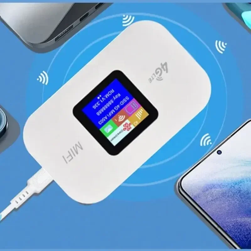 4G Lte Router Wireless Wifi Portable Modem Mini Outdoor Hotspot Pocket Mifi 150mbps Sim Card Slot Repeater 3000mah image 2