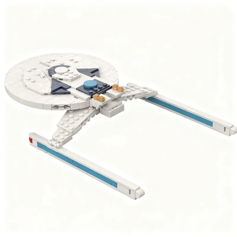 420pcs MOC Space Star Trek Centaur Refit Class USS Model Building Blocks Toy Architecture Festival Gifts Idea Brick Birthday - view 5