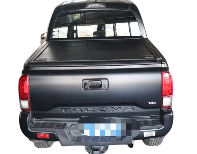 

pickup tonneau cover waterproof retractable roller lid shutter for 2016+ TOYOTA TACOMA