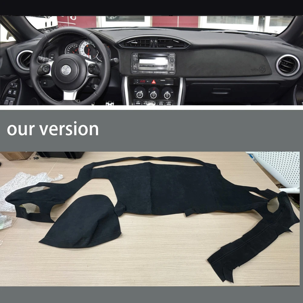 

Custom Car Dashboard Cover Wrap in Alcantara for Toyota 86 2012-2019 Subaru BRZ 2015-2019 Shade Cushion Pad Carpets Accessories