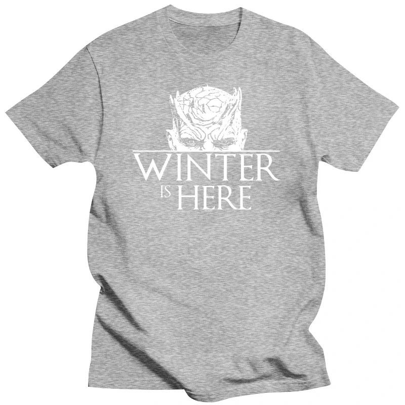 Winter Is Here- Game Season Cold Frigid Mens Short Sleeve T-Shirt