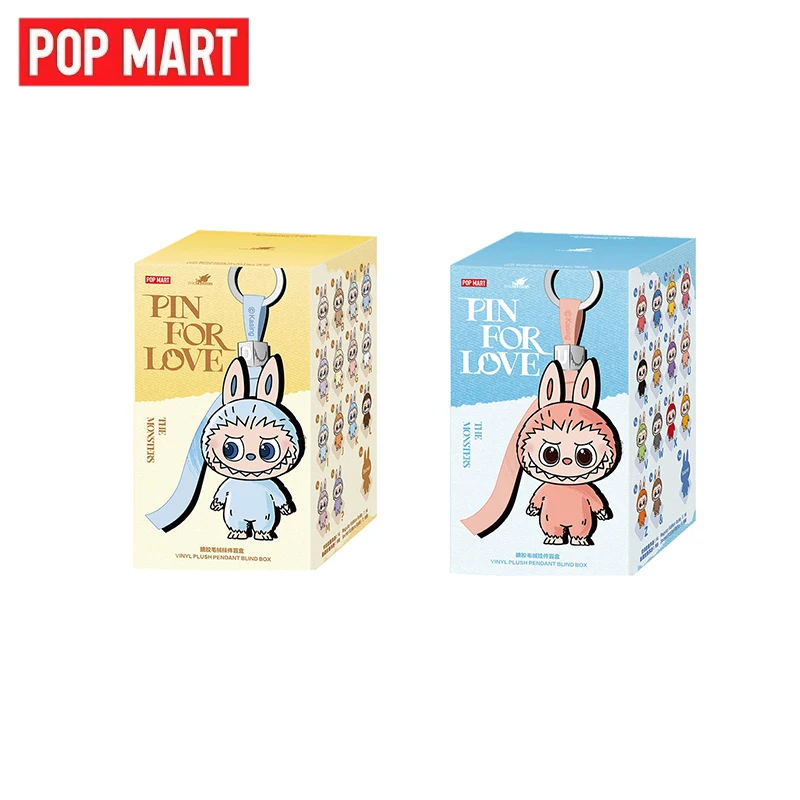 

POP MART Labubu The Monsters Deep Heart Пароль Серия Виниловый плюшевый кулон LABUBU4.0 Слепая коробка Милая кукла-сюрприз Тайна