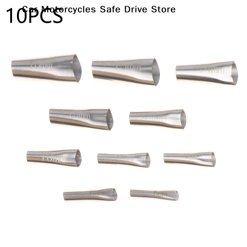 

【CM】10 PCS 6-16mm New Stainless Steel Nozzle, Thickened Glue Applicator, Special Tool For Exterior Walls, Doors, And Windows