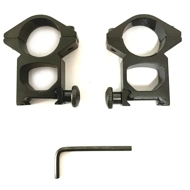 Pair 25GK Tactical Scope Mount Gun Flashlight 25mm Ring Track Clamp Hunting Rifle Optical Laser Sight Mounts 20mm Rail H: 55mm