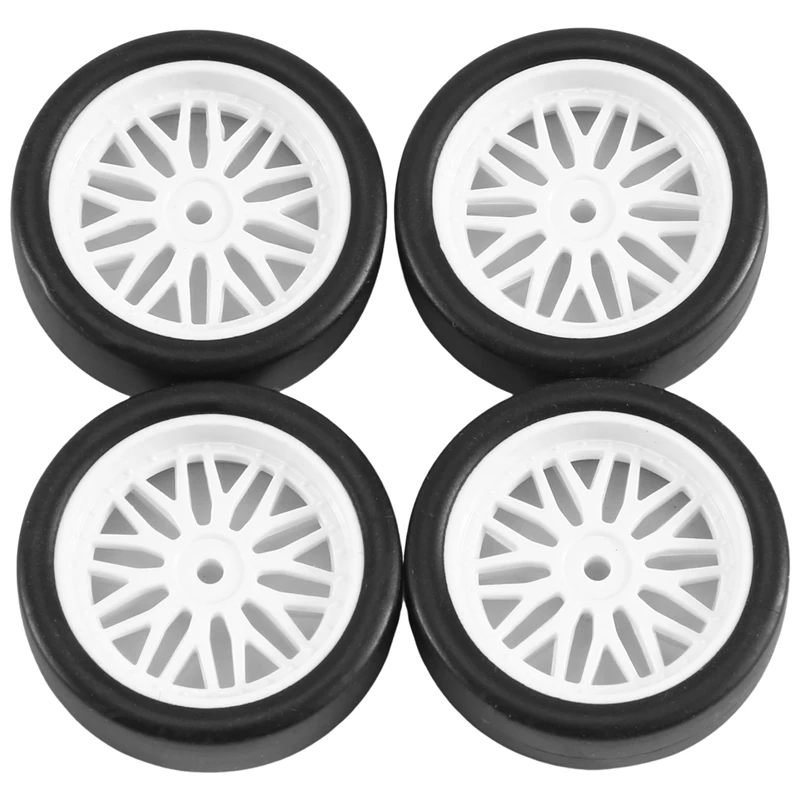 4Pcs RC Drift Tire Wheel Hard Tyre For LDRC LD1801 LD1802 LD1803 A01 A02 A86 A86P RC Car Upgrade Parts Accessories