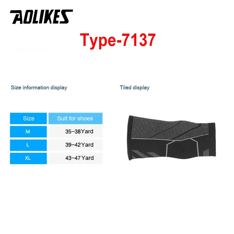 AOLIKES 1PCS Sports Compression Knee Brace Elastic Support Pads Knee Pads Fitness Equipment Volleyball Basketball Cycling