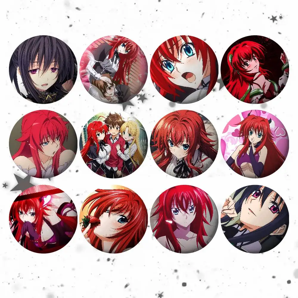 Anime High School DxD For Clothes Anime Enamel Pin Cute Things Cartoon Cosplay Badges On Backpack Brooch Art Gifts