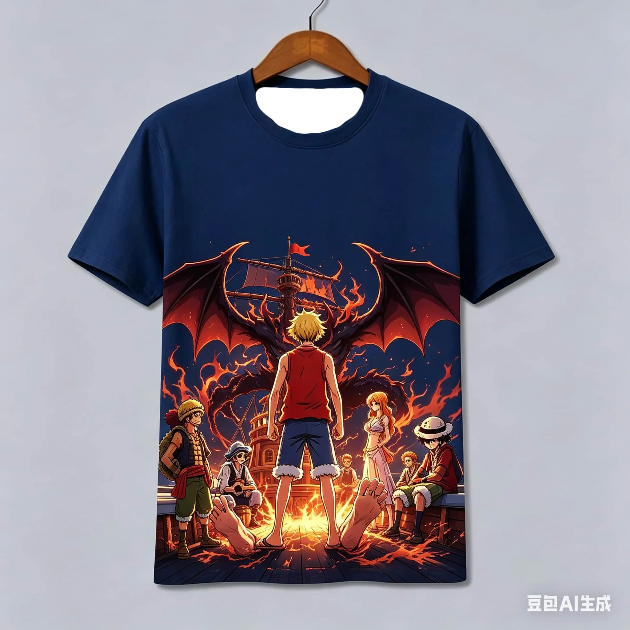 Camisetas de Hombre con Estampado de ONE PIECE Luffy Solon y Otros Personajes, Edición Limitada, Cómodas y Casuales, Nueva Venta Caliente 2026
