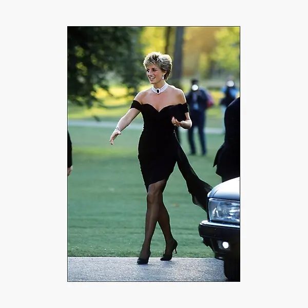 Diana Princess Of Wales Revenge Dress  Poster Sitcker for Art Funny Stickers Decor  Home Wall Room Bumper Kid Laptop Window