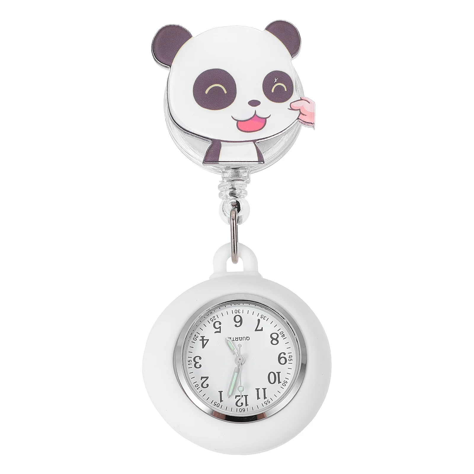 1Pcs Clip-on Nurse Design Retractable Nursing Pocket Watch for Doctors Nurses Nurse Watches for Women