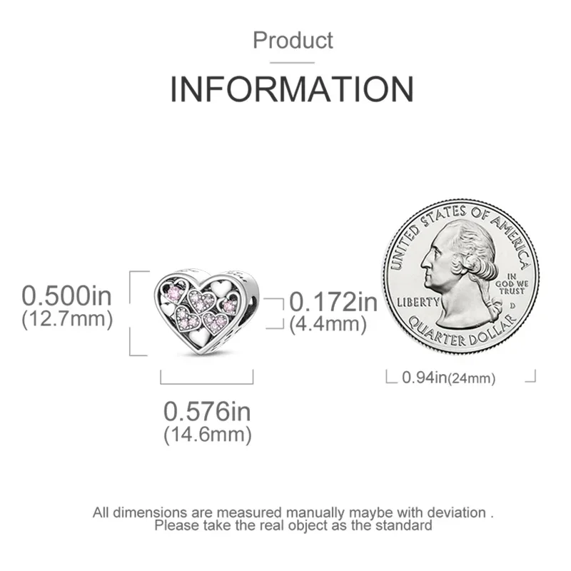 Nuevo Plata de Ley 925 Ángel mamá familia amor corazón cuentas originales para Pandora pulseras de dijes mujeres DIY joyería regalo