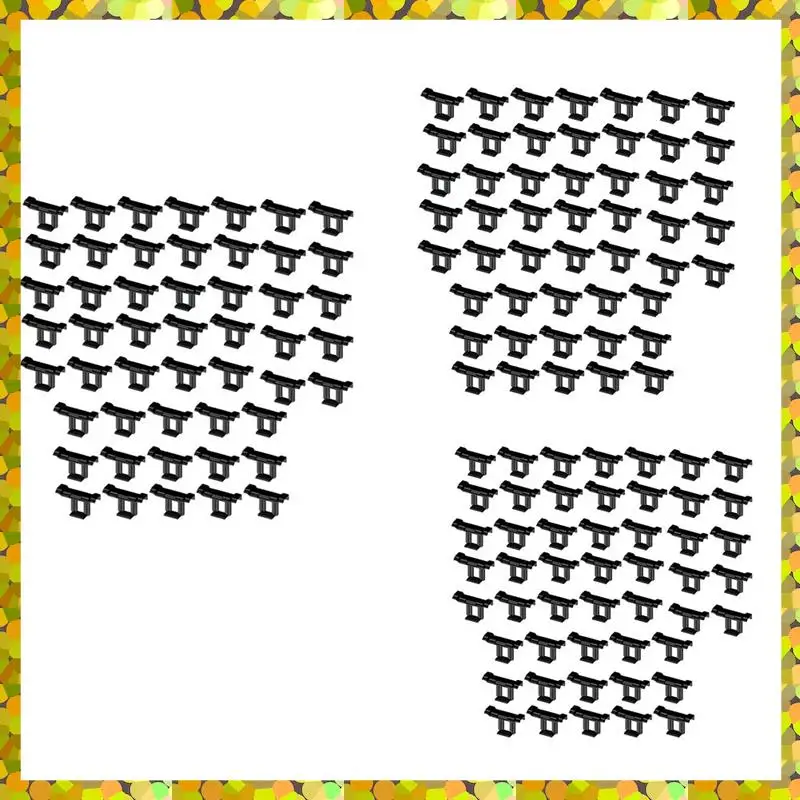 Aglh 50 peças clipes de drenagem de água do painel solar clipe de drenagem de água do painel fotovoltaico remoção automática de poeira de água estagnada