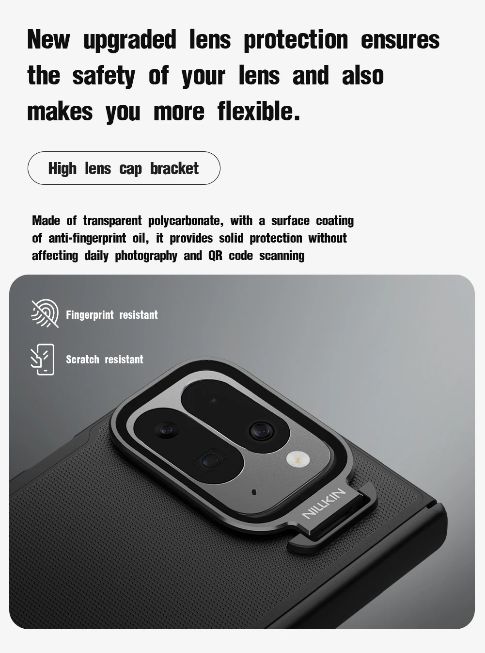 

Nillkin For Google Pixel 10 Pro Fold Case Super Frosted Shield Prop TPU Frame Camera Cover Stand Lens Protection Case