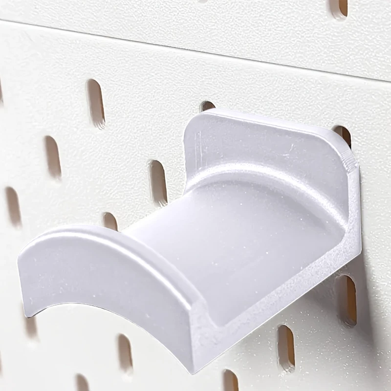 1 Stück geeignet für Ikea Skadis Kopfhörer-Aufhänger, multifunktionaler Kunststoff-Headset-Display-Ständer, unverzichtbarer Desktop-Organizer – Detail 7