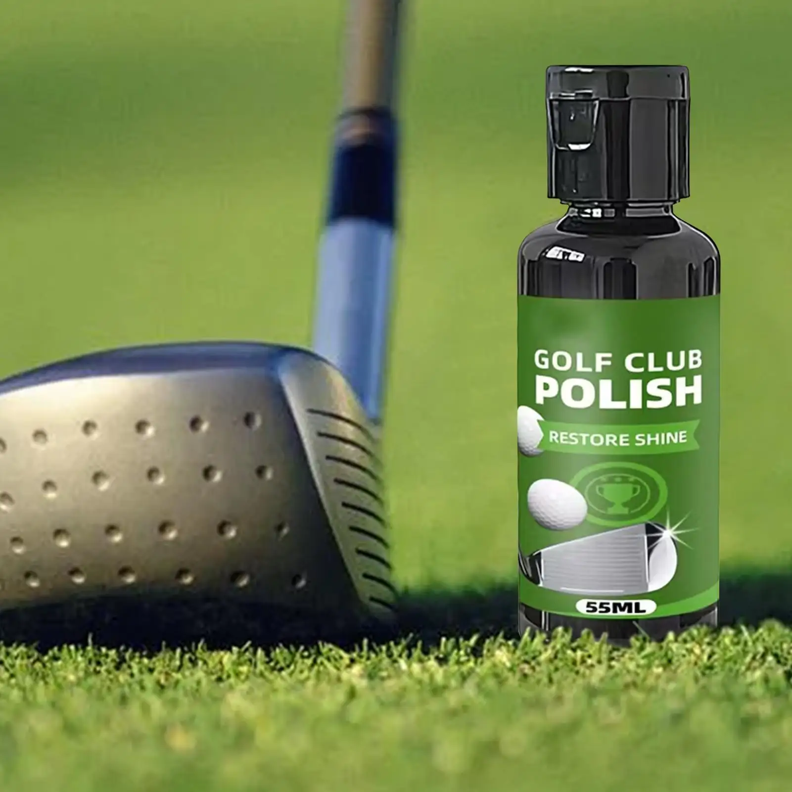 55ml Professional Golf Club Restoration Kit Long-Lasting Rust & Scratch Remover With Sponge, Ideal For Golfers & Enthusiasts