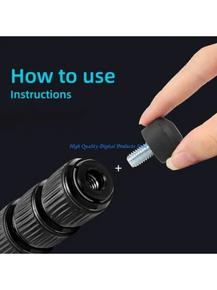 

U2JE 3/8inch Tripod Foot Pad for Monopods And Selfie Sticks Thickened Wear Resist