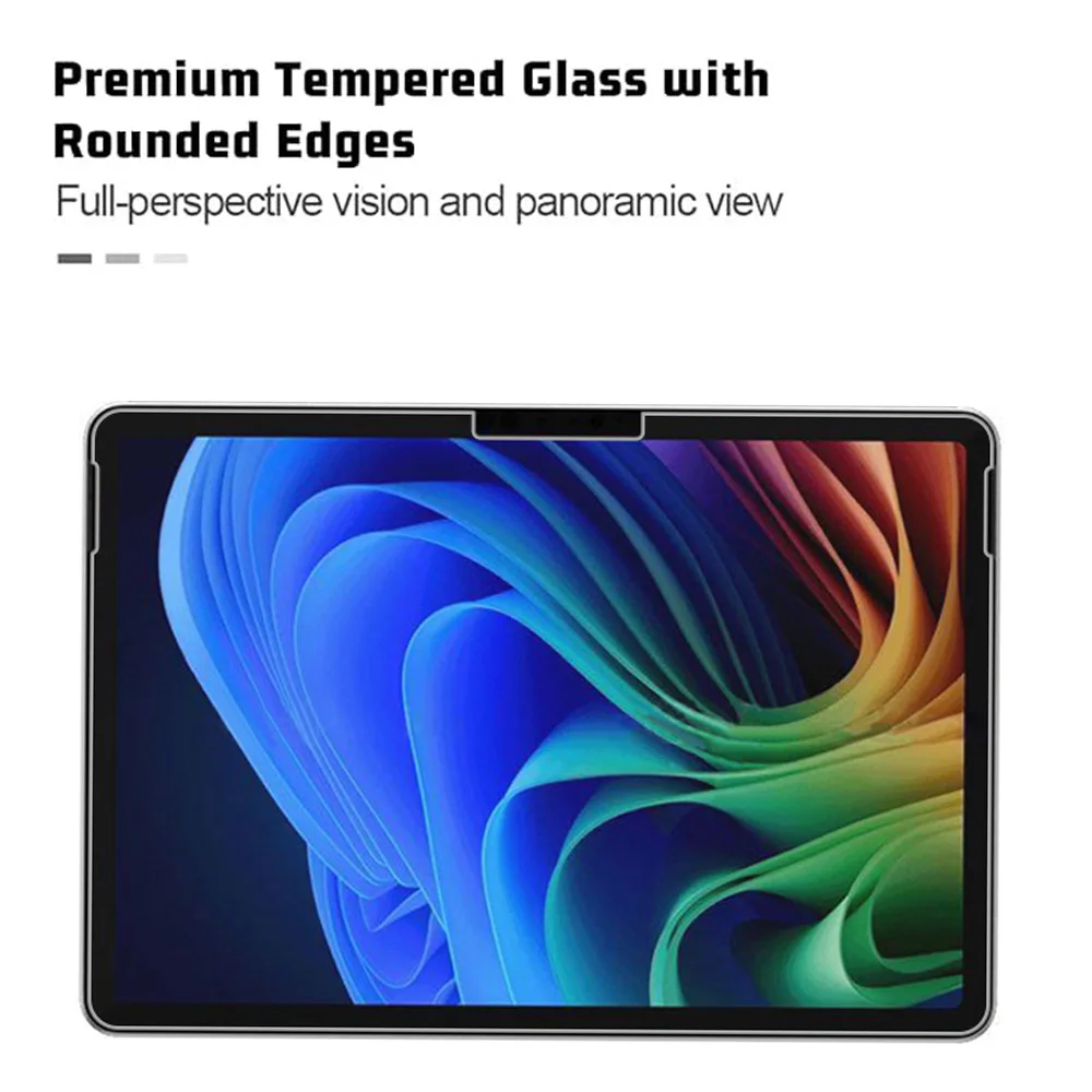

2PCS For Microsoft Surface Pro12 Tempered Glass Screen Protector On For Microsoft Surface Pro12 Anti Scratch HD Arcuate Film