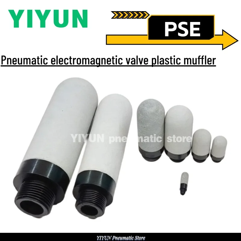 

PSE-M5,PSE-06,PSE-08,PSE-10,PSE-15,PSE-20,PSE-25,YIYUN,Pneumatic electromagnetic valve plastic muffler, PSE series